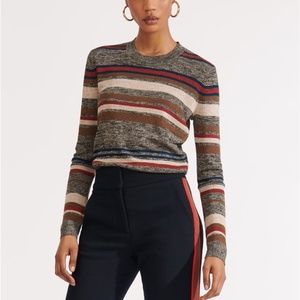 NEW! Veronica Beard Jora Cropped Pullover